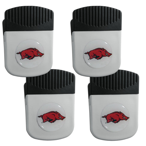NCAA - Arkansas Razorbacks Clip Magnet with Bottle Opener, 4 pack-Other Cool Stuff,College Other Cool Stuff,Arkansas Razorbacks Other Cool Stuff-JadeMoghul Inc.