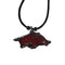 NCAA - Arkansas Razorbacks Cord Necklace-Jewelry & Accessories,Necklaces,Cord Necklaces,College Cord Necklaces-JadeMoghul Inc.