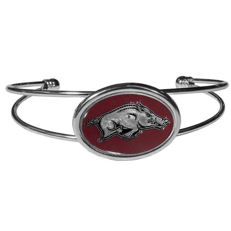 NCAA - Arkansas Razorbacks Cuff Bracelet-Jewelry & Accessories,Bracelets,Cuff Bracelets,College Cuff Bracelets-JadeMoghul Inc.