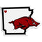 NCAA - Arkansas Razorbacks Home State Decal-Automotive Accessories,Decals,Home State Decals,College Home State Decals-JadeMoghul Inc.