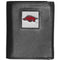 NCAA - Arkansas Razorbacks Leather Tri-fold Wallet-Wallets & Checkbook Covers,Tri-fold Wallets,Tri-fold Wallets,College Tri-fold Wallets-JadeMoghul Inc.