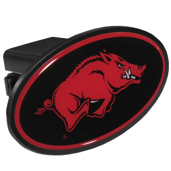 NCAA - Arkansas Razorbacks Plastic Hitch Cover Class III-Automotive Accessories,Hitch Covers,Plastic Hitch Covers Class III,College Plastic Hitch Covers Class III-JadeMoghul Inc.