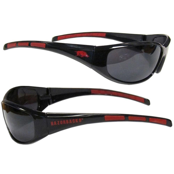 NCAA - Arkansas Razorbacks Wrap Sunglasses-Sunglasses, Eyewear & Accessories,Sunglasses,Wrap Sunglasses,College Wrap Sunglasses-JadeMoghul Inc.