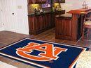 5x8 Rug NCAA Auburn 5'x8' Plush Rug