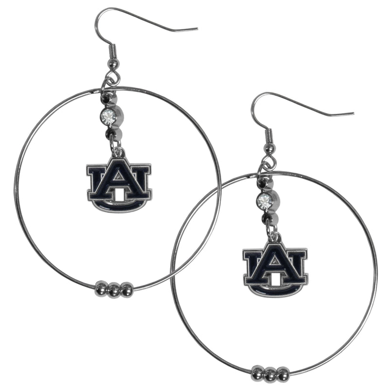 NCAA - Auburn Tigers 2 Inch Hoop Earrings-Jewelry & Accessories,Earrings,2 inch Hoop Earrings,College Hoop Earrings-JadeMoghul Inc.