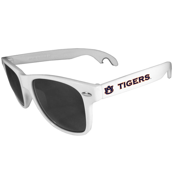 NCAA - Auburn Tigers Beachfarer Bottle Opener Sunglasses, White-Sunglasses, Eyewear & Accessories,College Eyewear,Auburn Tigers Eyewear-JadeMoghul Inc.