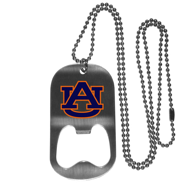 NCAA - Auburn Tigers Bottle Opener Tag Necklace-Jewelry & Accessories,College Jewelry,Auburn Tigers Jewelry-JadeMoghul Inc.