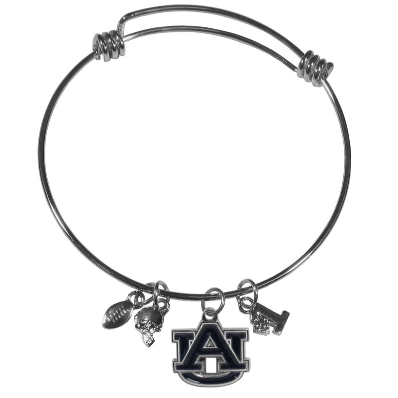 NCAA - Auburn Tigers Charm Bangle Bracelet-Jewelry & Accessories,Bracelets,Charm Bangle Bracelets,College Charm Bangle Bracelets-JadeMoghul Inc.