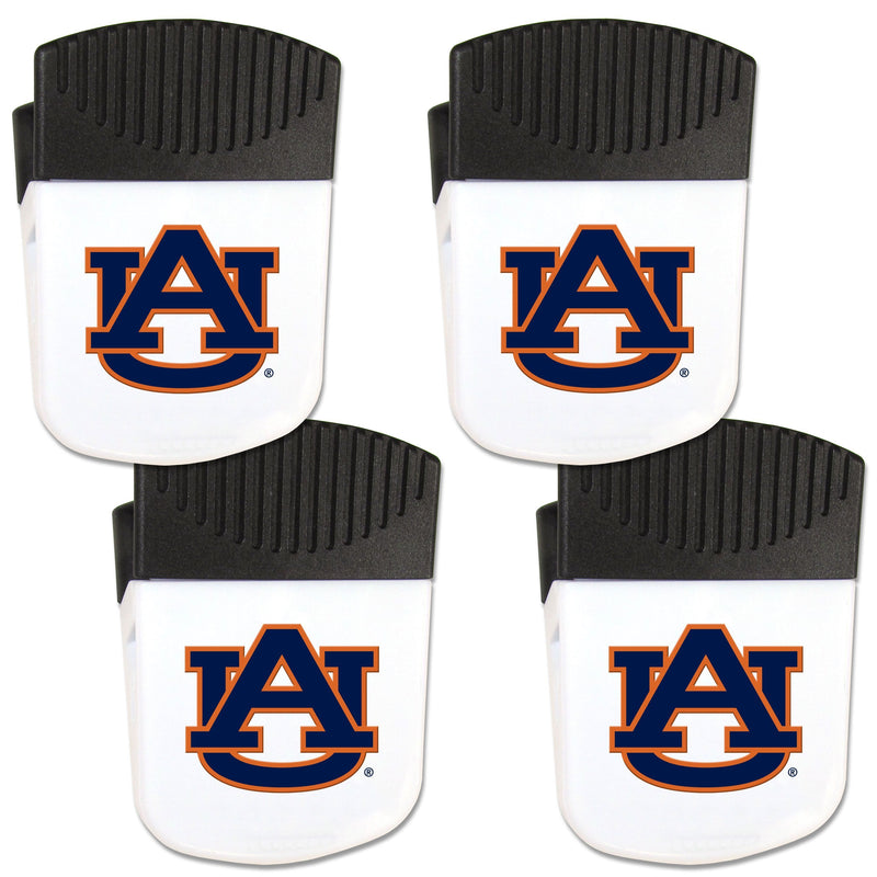 NCAA - Auburn Tigers Chip Clip Magnet with Bottle Opener, 4 pack-Other Cool Stuff,College Other Cool Stuff,Auburn Tigers Other Cool Stuff-JadeMoghul Inc.