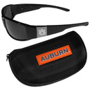 NCAA - Auburn Tigers Chrome Wrap Sunglasses and Zippered Carrying Case-Sunglasses, Eyewear & Accessories,Sunglass & Accessory Sets,Chrome Wrap Sunglasses & Zippered Case,College Chrome Wrap Sunglasses & Zippered Case-JadeMoghul Inc.