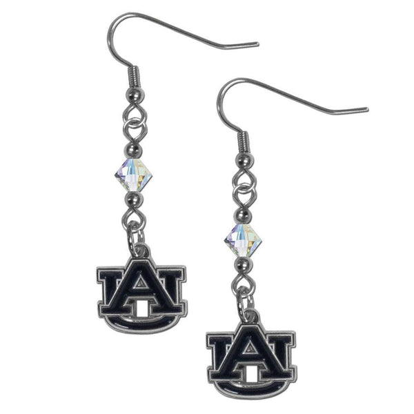 NCAA - Auburn Tigers Crystal Dangle Earrings-Jewelry & Accessories,Earrings,Crystal Dangle Earrings,College Crystal Earrings-JadeMoghul Inc.