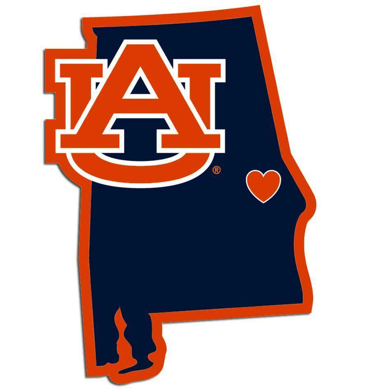 NCAA - Auburn Tigers Home State Decal-Automotive Accessories,Decals,Home State Decals,College Home State Decals-JadeMoghul Inc.