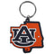 NCAA - Auburn Tigers Home State Flexi Key Chain-Key Chains,College Key Chains,College Home State Flexi Key Chains-JadeMoghul Inc.