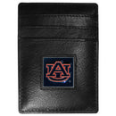 NCAA - Auburn Tigers Leather Money Clip/Cardholder Packaged in Gift Box-Wallets & Checkbook Covers,Money Clip/Cardholders,Gift Box Packaging,College Money Clip/Cardholders-JadeMoghul Inc.