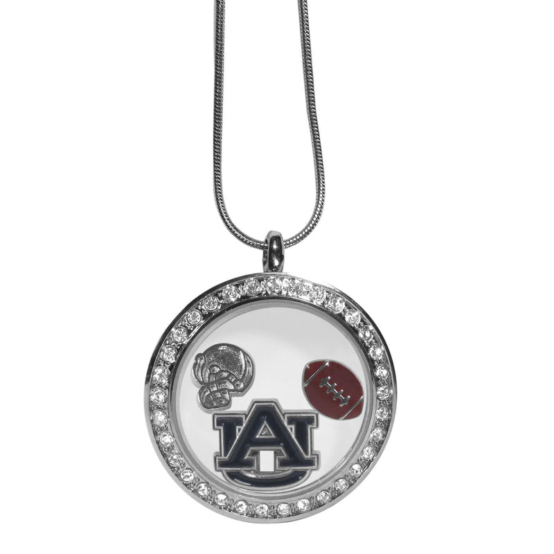 NCAA - Auburn Tigers Locket Necklace-Jewelry & Accessories,Necklaces,Locket Necklaces,College Locket Necklaces-JadeMoghul Inc.