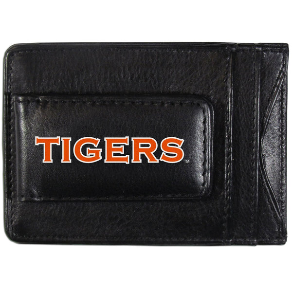 NCAA - Auburn Tigers Logo Leather Cash and Cardholder-Wallets & Checkbook Covers,College Wallets,Auburn Tigers Wallets-JadeMoghul Inc.