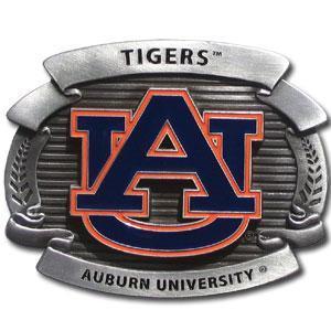 NCAA - Auburn Tigers Oversized Belt Buckle-Jewelry & Accessories,Belt Buckles,Over-sized Belt Buckles,College Over-sized Belt Buckles-JadeMoghul Inc.