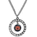 NCAA - Auburn Tigers Rhinestone Hoop Necklace-Jewelry & Accessories,Necklaces,Rhinestone Hoop Necklaces,College Rhinestone Hoop Necklaces-JadeMoghul Inc.
