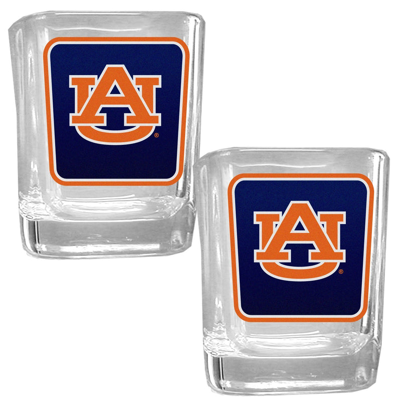 NCAA - Auburn Tigers Square Glass Shot Glass Set-Beverage Ware,Shot Glass,Graphic Shot Glass,College Graphic Shot Glass,-JadeMoghul Inc.