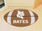Round Rugs For Sale NCAA Bates College Football Ball Rug 20.5"x32.5"