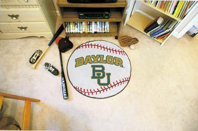 Round Rugs For Sale NCAA Baylor Baseball Mat 27" diameter