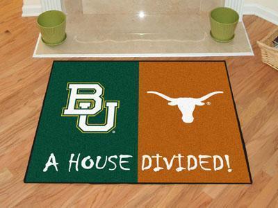 Large Rugs NCAA Baylor Texas House Divided Rug 33.75"x42.5"