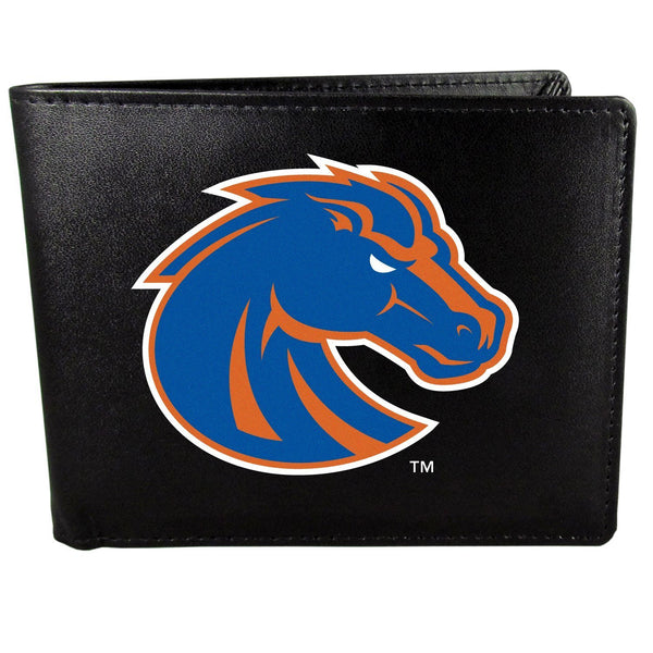 NCAA - Boise St. Broncos Bi-fold Wallet Large Logo-Wallets & Checkbook Covers,College Wallets,Boise St. Broncos Wallets-JadeMoghul Inc.