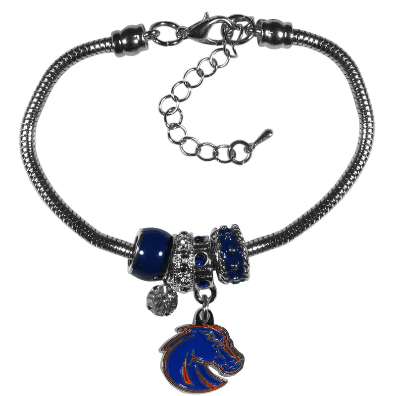 NCAA - Boise St. Broncos Euro Bead Bracelet-Jewelry & Accessories,Bracelets,Euro Bead Bracelets,College Euro Bead Bracelets-JadeMoghul Inc.