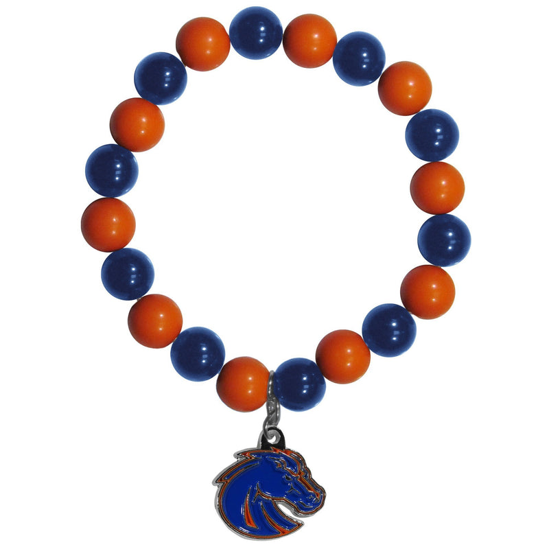 NCAA - Boise St. Broncos Fan Bead Bracelet-Jewelry & Accessories,Bracelets,Fan Bead Bracelets,College Fan Bead Bracelets-JadeMoghul Inc.