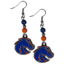 NCAA - Boise St. Broncos Fan Bead Dangle Earrings-Jewelry & Accessories,Earrings,Fan Bead Earrings,College Fan Bead Earrings-JadeMoghul Inc.