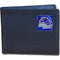 NCAA - Boise St. Broncos Leather Bi-fold Wallet Packaged in Gift Box-Wallets & Checkbook Covers,Bi-fold Wallets,Gift Box Packaging,College Bi-fold Wallets-JadeMoghul Inc.