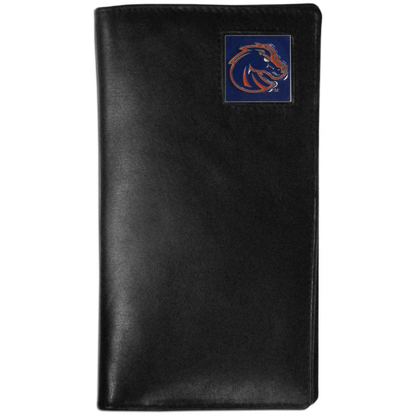 NCAA - Boise St. Broncos Leather Tall Wallet-Wallets & Checkbook Covers,Tall Wallets,College Tall Wallets-JadeMoghul Inc.