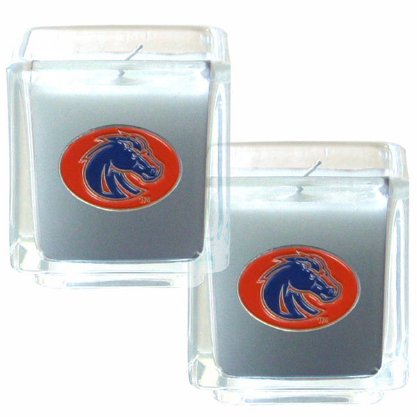 NCAA - Boise St. Broncos Scented Candle Set-Home & Office,Candles,Candle Sets,College Candle Sets-JadeMoghul Inc.