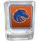 NCAA - Boise St. Broncos Square Glass Shot Glass-Beverage Ware,Shot Glass,Graphic Shot Glass Set,College Graphic Shot Glass Set-JadeMoghul Inc.