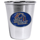 NCAA - Boise St. Broncos Steel Shot Glass-Beverage Ware,Shot Glasses,Steel Glasses,College Steel Glasses-JadeMoghul Inc.