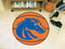 Round Area Rugs NCAA Boise State Basketball Mat 27" diameter