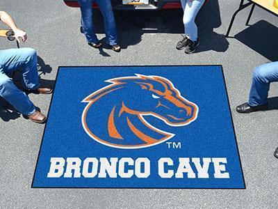 BBQ Grill Mat NCAA Boise State Man Cave Tailgater Rug 5'x6'