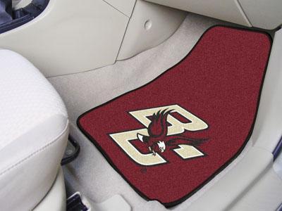 Car Floor Mats NCAA Boston College 2-pc Carpeted Front Car Mats 17"x27"
