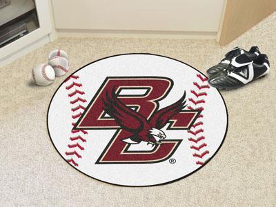 Round Rugs NCAA Boston College Baseball Mat 27" diameter