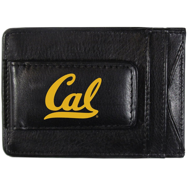 NCAA - Cal Berkeley Bears Logo Leather Cash and Cardholder-Wallets & Checkbook Covers,College Wallets,Cal Berkeley Bears Wallets-JadeMoghul Inc.
