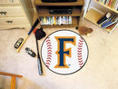 Round Rugs NCAA Cal State Fullerton Baseball Mat 27" diameter