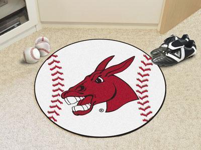 Round Area Rugs NCAA Central Missouri Baseball Mat 27" diameter