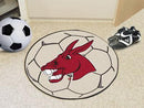 Round Indoor Outdoor Rugs NCAA Central Missouri Soccer Ball 27" diameter