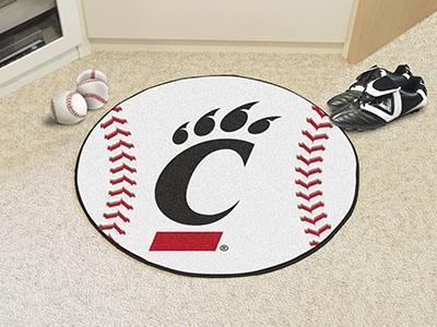 Round Rugs For Sale NCAA Cincinnati Baseball Mat 27" diameter