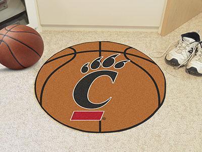 Round Area Rugs NCAA Cincinnati Basketball Mat 27" diameter