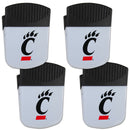 NCAA - Cincinnati Bearcats Chip Clip Magnet with Bottle Opener, 4 pack-Other Cool Stuff,College Other Cool Stuff,Cincinnati Bearcats Other Cool Stuff-JadeMoghul Inc.