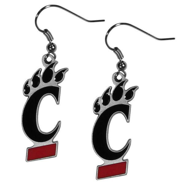 NCAA - Cincinnati Bearcats Dangle Earrings-Jewelry & Accessories,Earrings,Dangle Earrings,Dangle Earrings,College Dangle Earrings-JadeMoghul Inc.