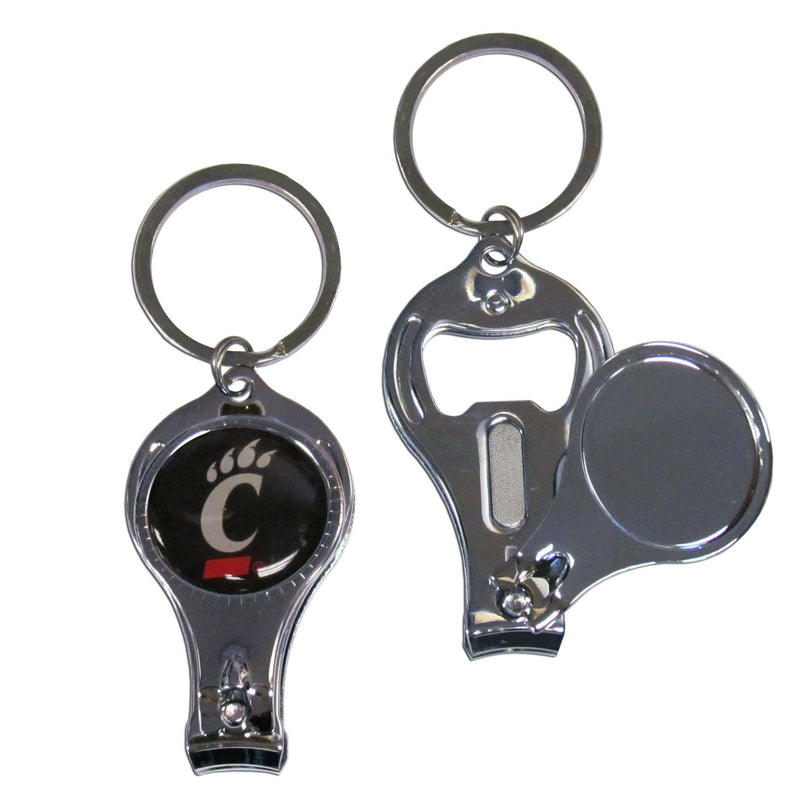 NCAA - Cincinnati Bearcats Nail Care/Bottle Opener Key Chain-Key Chains,College Key Chains,Cincinnati Bearcats Key Chains-JadeMoghul Inc.
