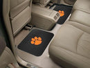 Rubber Floor Mats NCAA Clemson 2-pc Utility Car Mat 14"x17"