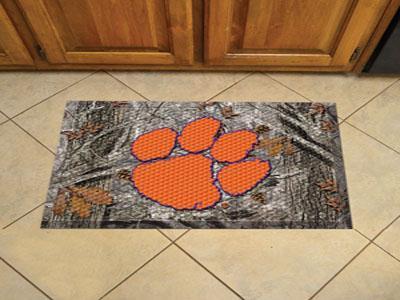 Welcome Mat NCAA Clemson Scraper Mat 19"x30" Camo